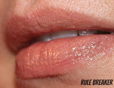 bareMinerals Rule Breaker Marvelous Moxie lipgloss swatch