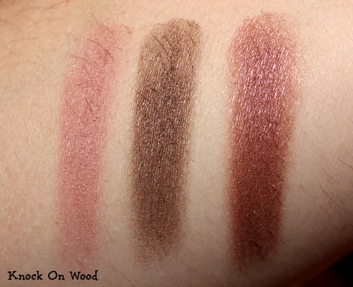 Wet N Wild ColorIcon Eyeshadow Trio: Knock On Wood Swatches