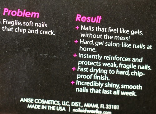 Nail-Aid 3 Minute Artificials Base and Top Coat For Harder Nails