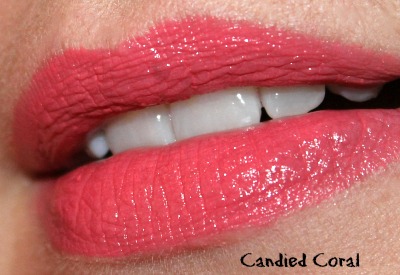 Jordana Candied Coral Twist and Shine Moisturizing Lip Balm Stain Swatch