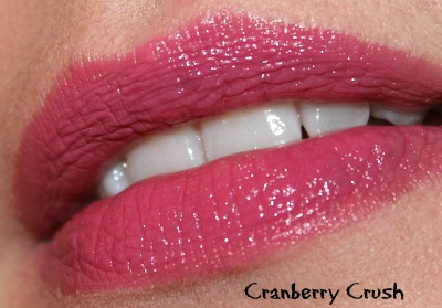 Jordana Cranberry Crush Twist and Shine Moisturizing Lip Balm Stain Swatch
