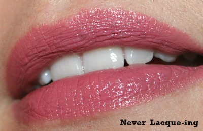 L'Oreal Colour Riche La Laque Lip Color Swatch in Never Lacque-ing