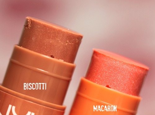 NYX Cosmetics Butter Lip Balm in Biscotti and Macaron