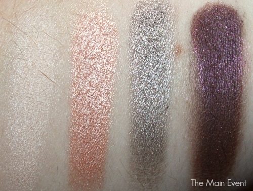 BareMinerals Ready Eyeshadow Quad in The Main Event Swatches
