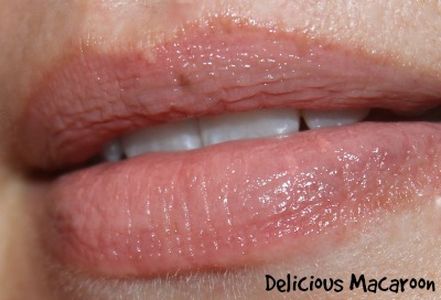 NYC Delicious Macaroon Applelicious Glossy Lip Balm Swatch