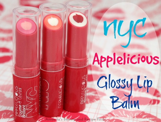 Spring 2014: NYC City Bloom Applelicious Glossy Lip Balms