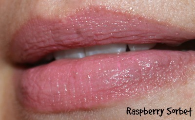 NYC Raspberry Sorbet Applelicious Glossy Lip Balm Swatch