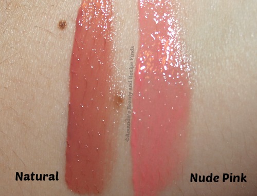 NYX Natural and Nude Pink Mega Shine Lip Gloss Swatches