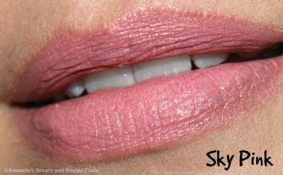 Revlon Sky Pink Matte Super Lustrous Lipstick Swatch