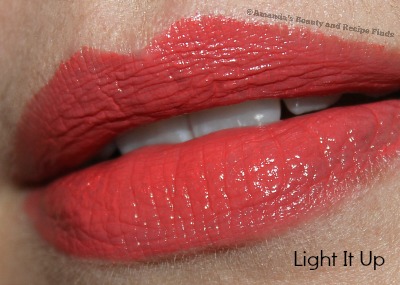 bare minerals light it up lipstick swatch