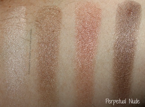 L'Oreal Colour Riche Eyeshadow Quad: Perpetual Nude Swatches