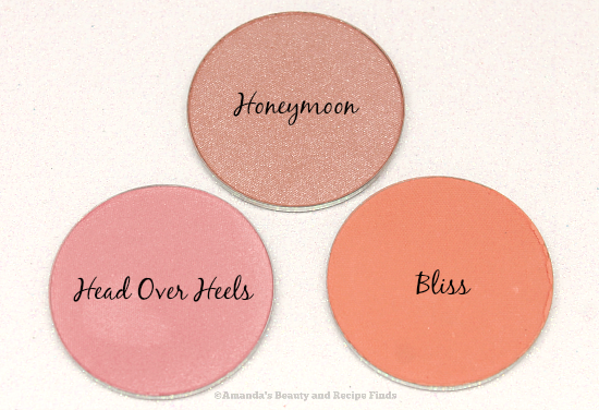 Makeup Geek Blush: HoneyMoon, Bliss and Head Over Heels