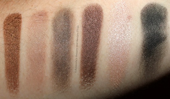 Maybelline The Nudes Eyeshadow Palette Swatches