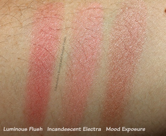 Hourglass Ambient Lighting Blush Palette Swatches
