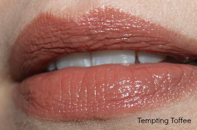 Covergirl Colorlicious Lipstick Swatch: Tempting Toffee