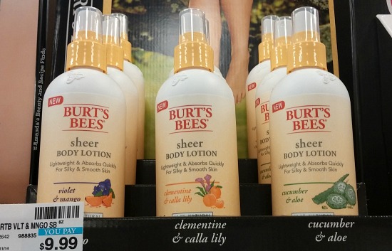 Burt's Bees Sheer Body Lotion Spray