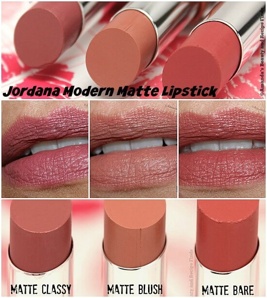 Jordana Modern Matte Lipstick Review and Swatches