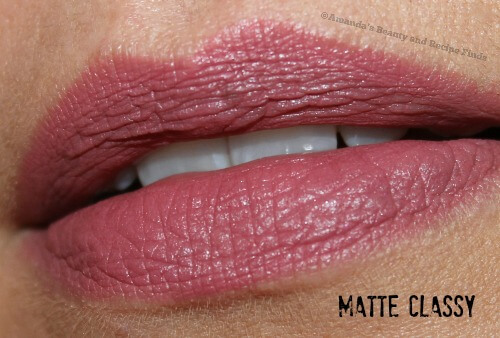 Jordana Matte Classy Modern Matte Lipstick Swatch