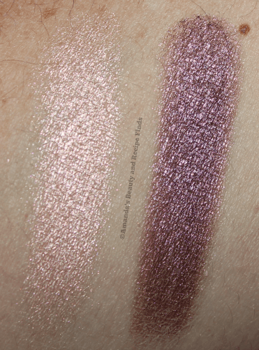 NYX Prismatic Shadows - Girl Talk and Punk Heart Swatches / myfindsonline.com