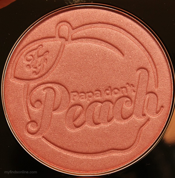 Too Faced Papa Don't Peach Blush / myfindsonline.com