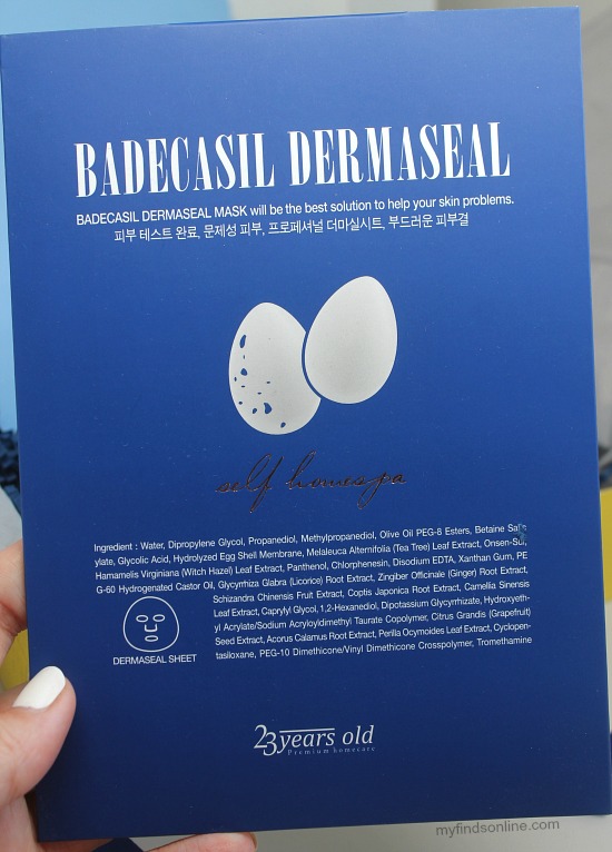 23 Years Old Badecasil Dermaseal Mask / myfindsonline.com