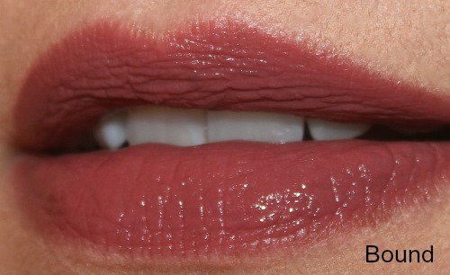 Nars Velvet Lip Glide Swatch in Bound / myfindsonline.com