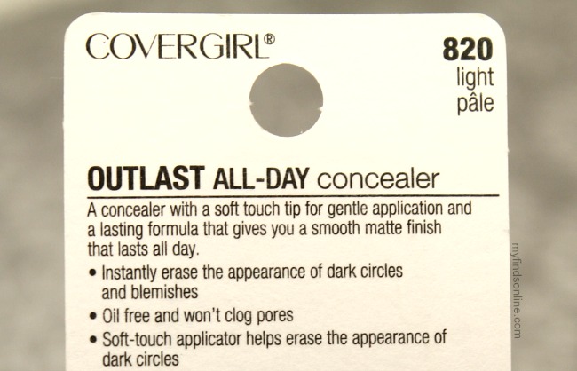 Covergirl Outlast All-Day Soft Touch Concealer / myfindsonline.com