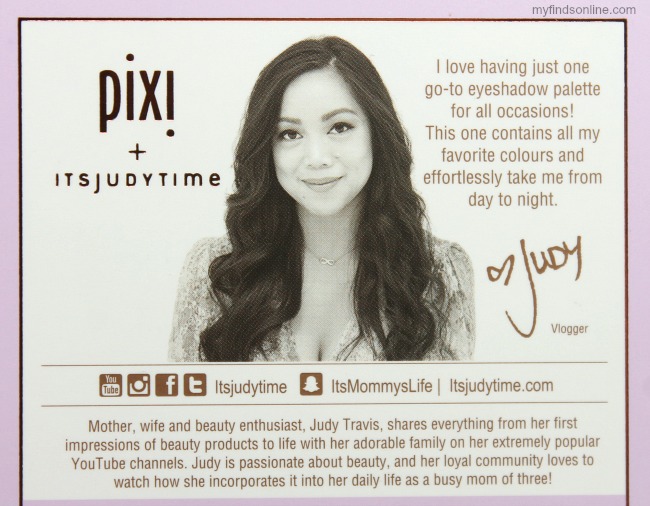 Pixi + ItsJudyTime Get The Look ItsEyeTime Eyeshadow Palette / myfindsonline.com