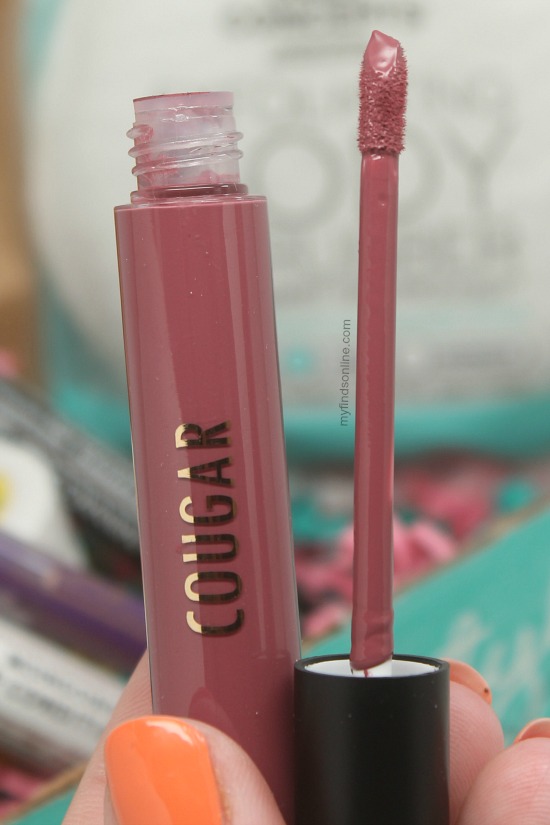Cougar Beauty Liquid Lipstick in Mulberry / myfindsonline.com