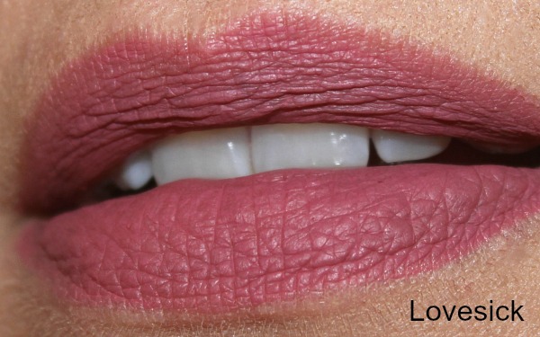 Kat Von D Everlasting Liquid Lipstick Swatch in Lovesick / myfindsonline.com