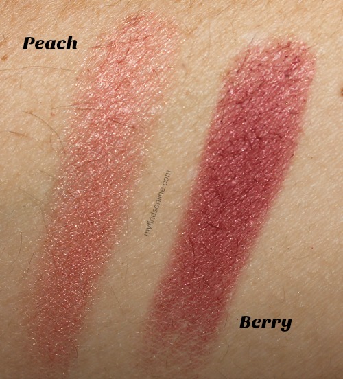Maybelline Peach and Berry Fit Me! Blush Swatches / myfindsonline.com