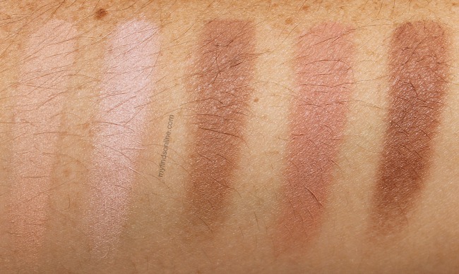 E.L.F. Mad For Matte Nude Mood Eyeshadow Palette Swatches / myfindsonline.com