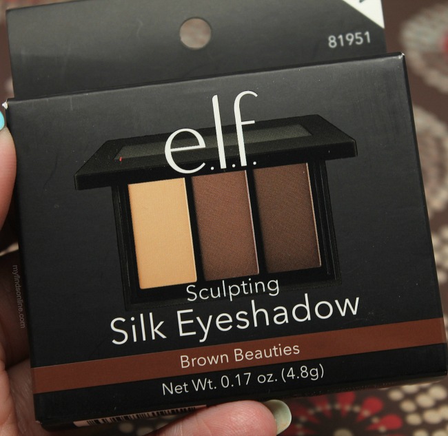 e.l.f. Brown Beauties Sculpting Silk Eyeshadow Trio / myfindsonline.com