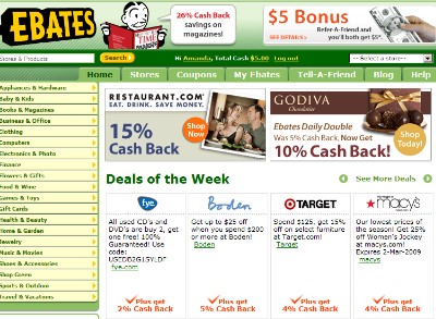 Online Shoppers - Get Cash Back With Ebates / myfindsonline.com