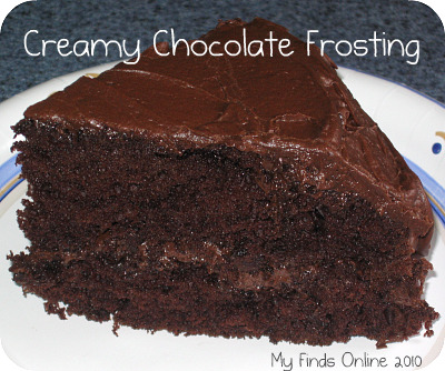 The Perfect Homemade Creamy Chocolate Frosting / myfindsonline.com