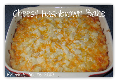 Cheesy Hash Brown Bake / myfindsonline.com