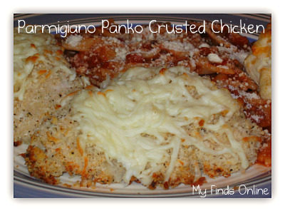 Parmigiano Panko Crusted Chicken / myfindsonline.com