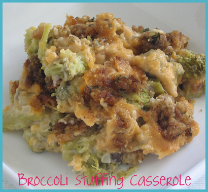 Broccoli Stove Top Stuffing Casserole / myfindsonline.com