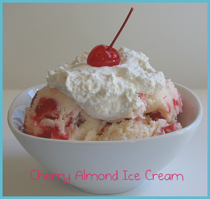 cherry almond ice cream