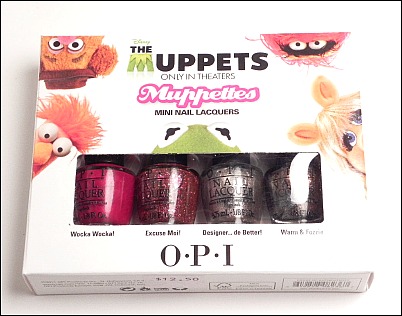 Muppets mini nail polish collection by OPI