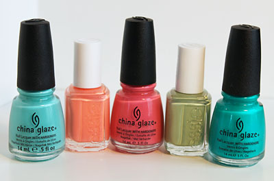 Top 20 Pastel and Bright Nail Polish Colors For Spring and Summer 2012