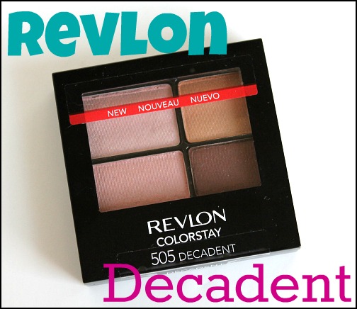 Revlon ColorStay 16 Hour Eyeshadow Quad Decadent