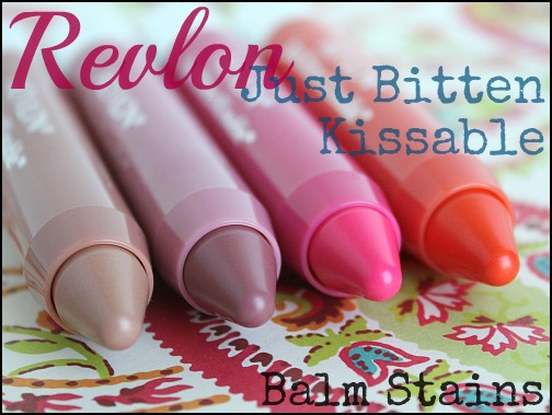Revlon Just Bitten Kissable Lip Balm Stain in Honey, Precious, Sweetheart and Rendezvous