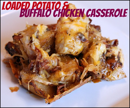 Buffalo Chicken and Potato Casserole