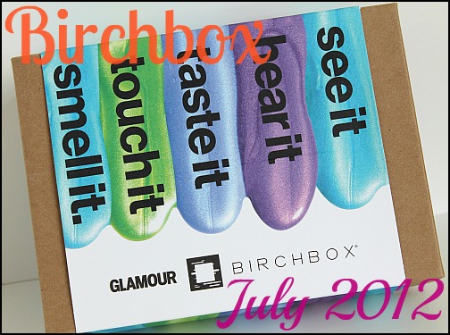 Birchbox Glamour July 2012