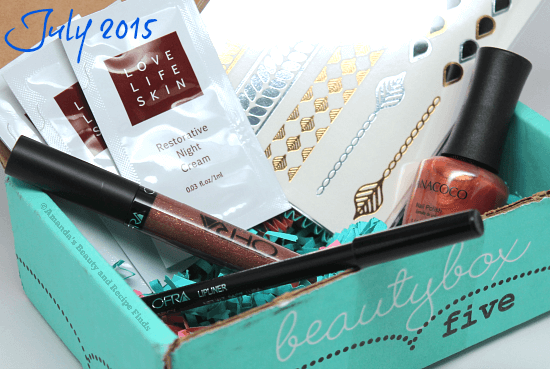 Beauty Box 5: July 2015 / myfindsonline.com