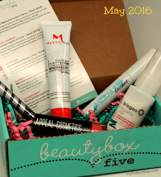 Beauty Box 5: May 2016 / myfindsonline.com