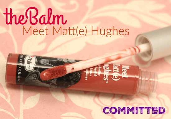 The Balm Committed Meet Matt(e) Hughes Liquid Lipstick / myfindsonline.com
