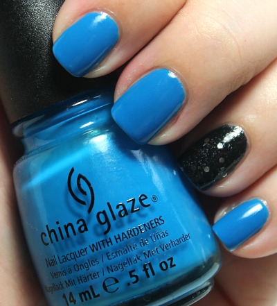  China Glaze Hanging In The Balance and Revlon Ritzy
