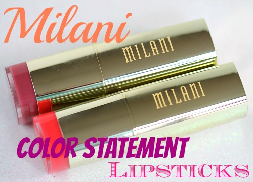 Milani Plumrose and Flamingo Pose Color Statement Lipsticks